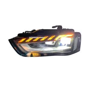 High Bright LED Facelift Headlight Complete Assembly Sequential Turn Signal Lamps FOR Audi A4L B9
