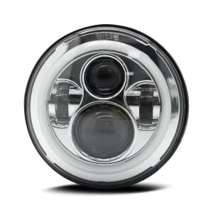 High Bright Led Headlights Low high Beam White Yellow 7inch Round Led Headlight