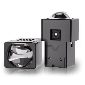 High Brightness 1.5 Inch LED Matrix Bi LED Lens 12V 58W 6000K H4 H7 Car Headlights with Spiral Mount Base
