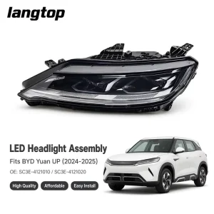 High Brightness 12V LED Headlight for BYD Yuan up Standard & Intelligent Driving Front Head Lamp for EV Repair SC3E 4121010B