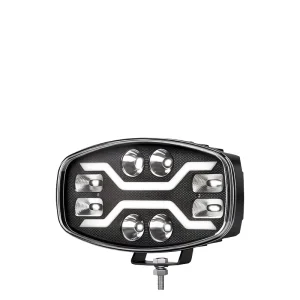 High Brightness 12V Oval Led Work Light 80w 10 Inch Truck Auxiliary Driving Light for ATV UTV 4WD Boat