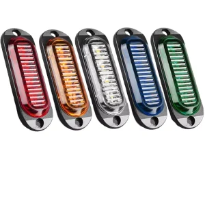 High Brightness 4-LED Truck Side Marking Light 12-24V LED Clearance Signal Light American Model for Retrofitting
