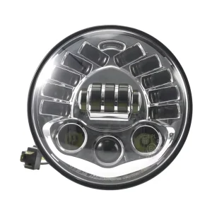 High Brightness 7 Inch Black Motorcycle LED Headlight with Turn Signal for Harley Davidson