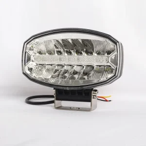 High Brightness 80W LED Driving Fog Lights 9 Inch Oval Work Light for Truck Off Road Lamp