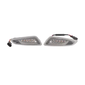 High Brightness Clear Lens Front Turn Signal Lamp with Amber Beam for Vespa Sprint 150