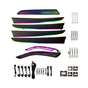 High Brightness for Audi A4L B8 LED Dynamic Symphony Interior LED Ambient Light Accessories Car Upgrade Lighting Kit