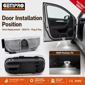 High Definition Laser Projector For VW Golf Passat Touareg CC Scirocco Eos Sharan Door Courtesy Lamp VW LED Shadow Ghost Light