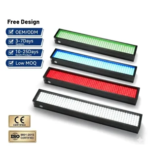 High Intensity Industrial LED Bar Light Source 62x22mm for Machine Vision Surface Defect Detection 24V DC