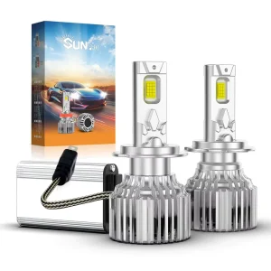 High Low Beam LED Headlight Bulb 6500K H3 Universal Fitment 12V 110W/220W
