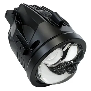 High Low Beam Three Laser 60w Projector Fog Lamp Bi LED Projector Lens Fog Lights for Car 3 Inch Tricolor Fog Light