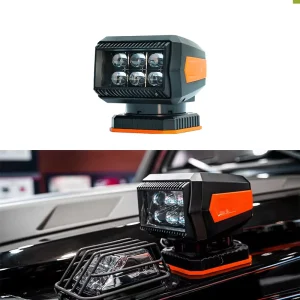 High Lumen 5000Lm General Searchlight G Class Black LED DRL Magnetic Searchlight for Mercedes Benz W463 W464 W465 Off-road Light
