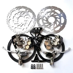 High Performance CNC 6061 Front Rear Caliper Mount Disc Rotor for Surron Ultra Bee Brake Kit E Ride Pro SS Light Bee