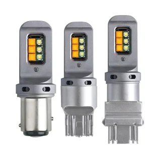 High Power 1156 3535 12SMD LED Anti Stroboscopic Brake Light White Yellow Turn Signal Light for Cars Anti Decoding Accessory