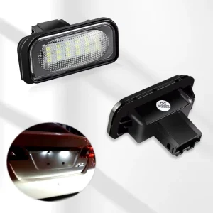 High Power 12V 6500K LED License Plate Light for BENZ W203 4D Sedan Accessories Auto LED Light for Car LED Lamp