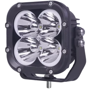 High Power 13000LM Offroad 4X4 Car Auxiliary Fog Lamp With Yellow DRL Backlight 5 Inch Truck Spot Led Driving Light for Ford UTV