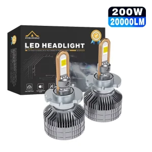 High Power 200W 12V New H4 Led Car Headlight 6000K Bright Waterproof H7 H11 LED Headlights Bulb 360 Lighting No Shadow