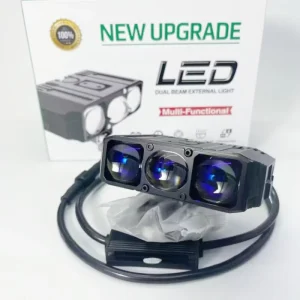 High Power 85W Universal Fit Car Exterior LED Fog Light Grill Matrix Lens with Three Eyes IP68 Waterproof 3000K/6000K