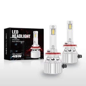 High Power Car LED Headlight X10S 880 881 Halogen Size Bulbs With GC 7535 LED Chip 10000LM 45W for Auto Lighting
