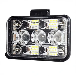 High Power Dual Color LED Spotlight for Truck 12V/80V Auto Exterior Lighting Light Bar Use Universal Fitment