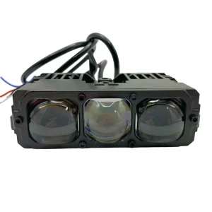 High Power E06Z 100W LED Spotlight 3 Projector Lens Super Bright 5500K White Auto Motorcycle Work Light High Driving Lamp