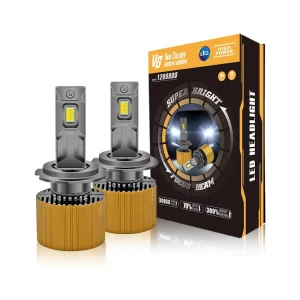 High Power H11 Front LED Headlight Tri Color 110Watts 9000Lm Headlight 360 Degree Adjustable LED Lights for Car Motorcycle Truck