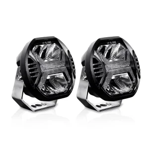 High Power IP67 5700K Car LED Work Light 4 Inch 12V Round Off Road LED Work Light With DRL LED Driving Light