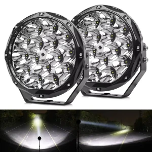 High Power IP68 4×4 Car LED Work Light for Tractor Truck Round 8.5inch Off Road Automotive 12V 9inch Driving Lights