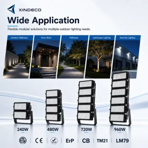 High Power LED High Mast Light IP66 Waterproof Aluminum Alloy 5 Year Warranty 3000 6500K Adjustable Bracket
