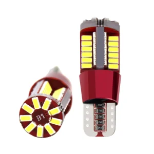 High Power LED T10 3014 57SMD W5W 168 194 Canbus Car Interior Light with 360 Beam for Auto Lighting System
