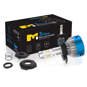 High Power M3max 50W 5000LM Motorcycle Lighting System H4 Motorcycle Lights LED