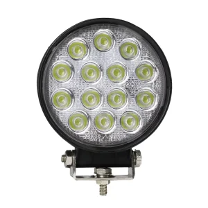 High Power Mini 42W 4.5 Inch Round Shape Work Light Spot Flood Beam Offroad LED Work Lights 4X4