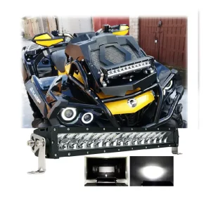 High Power Off Road LED Light Bar 8″ 10″ 12″ 14″ 20″ 33″ Flood Spot Combo Beam Light Bar for 4×4 ATV UTV