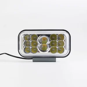 High Power RGB LED Auxiliary Light for Motorcycle E Bike Car Universal Front Spotlight & Strobe Waterproof IP67