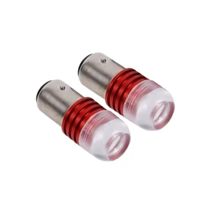 High Power Red White 1157 1156 7443 Strobe Flashing LED Projector Bulbs for Car Tail Brake Lights Auto Turn Signal Lamp Bulb