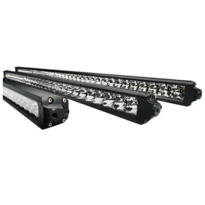 High Power Single Row White Yellow 12 20 30 40 50 Inch P8 5W Each Off Road LED Light Bar for Car