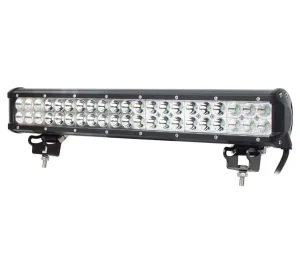 High Power Super Bright 12V Spot Flood Combo IP67 126W 20 Inch White LED Work Light Bar Off Road Lights 4×4 for Truck