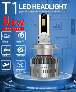 High Power T1 9000 Lumen 90watts Led Headlight Bulb Canbus H7 Led H11 H1 H4 HB3 9005 HB4 9006 9012