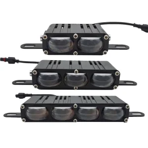 High Power With Fan Car Spotlights Led Grille Lights Fog Work Light External Auxiliary Lights Off road Vehicle SUV Truck