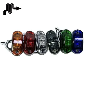 High Quality 10 30V LED Side Marker Light for Truck Trailer Bus in Amber Red White Other Car Light Accessories