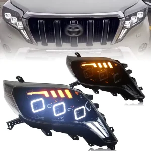 High Quality 12V 6000K New Modified Front Light Head Lamp for Toyota Land Cruiser Prado