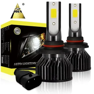 High Quality 12V DC Car LED Headlights Super Bright 72W 8000LM T5C with H1 H3 H4 H7 H11 9005 9006 Focos Led Cob Chip 72W