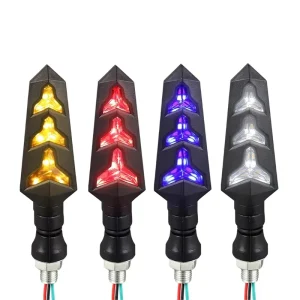 High Quality 12V LED Flexible Front Running Turn Signal Light for Motorcycles Motorcycle Lighting Systems
