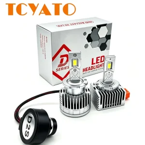 High Quality 6500K D2S Led Headlights for Cars 12V White LED Headlight Universal Fitment 10000 Lumens D Series Xenon HID