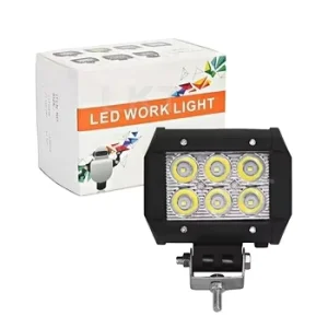 High Quality 6leds 4inch 18w Led Work Light for Truck Car Atv Suv 12v 24v 4000lm Car Accessories Work Light