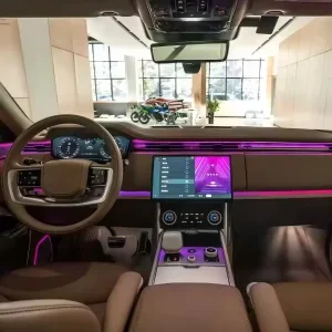 High Quality Automotive Interior Lighting System Color Changing Interior Light Dynamic Ambient Light for Range Rover