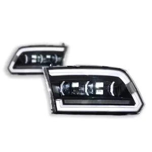 High Quality H4 6000K White LED Project Head Lamps for Ram 1500 2500 Daytime Running Lights