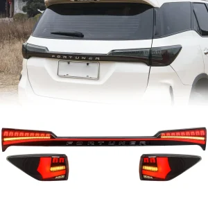 High Quality LED Car Tail and Rear Fog Lights Braking Warning Lights for Fortuner