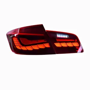 High Quality LED Taillights for BMW 5 Series F10 F18 Dragon Scale Red Rear Light New 12V Condition