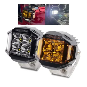 High Quality Motorcycle Spot Light Waterproof Aluminum Auxiliary Lights for Motorcycles 12v Car Accessories Motorcycle Light