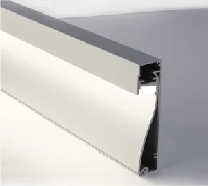 High Quality T5 LED Aluminum Alloy Baseboard Trim Silver 16mm X80mm Cutting Welding Custom Length Available Wall Cover Molding